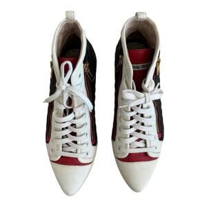 Miu Miu | Prada High-Top Sneakers Size 38.5 US 8
